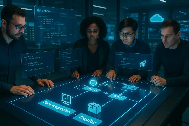  CI/CD automation, run python code online 