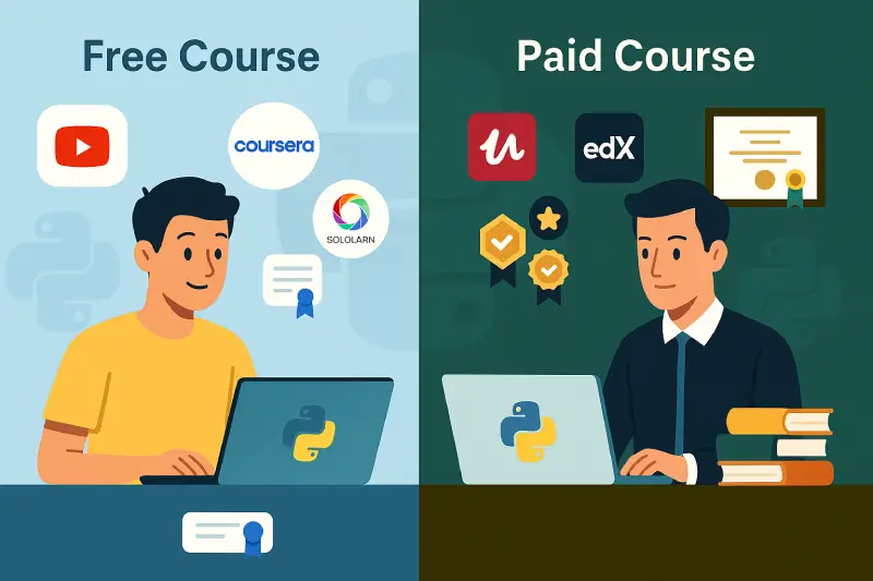 free python course, python online compiler