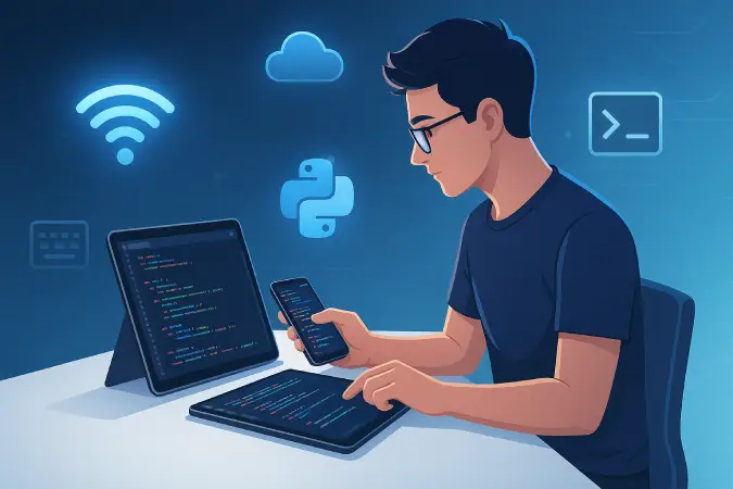 python code on mobile
